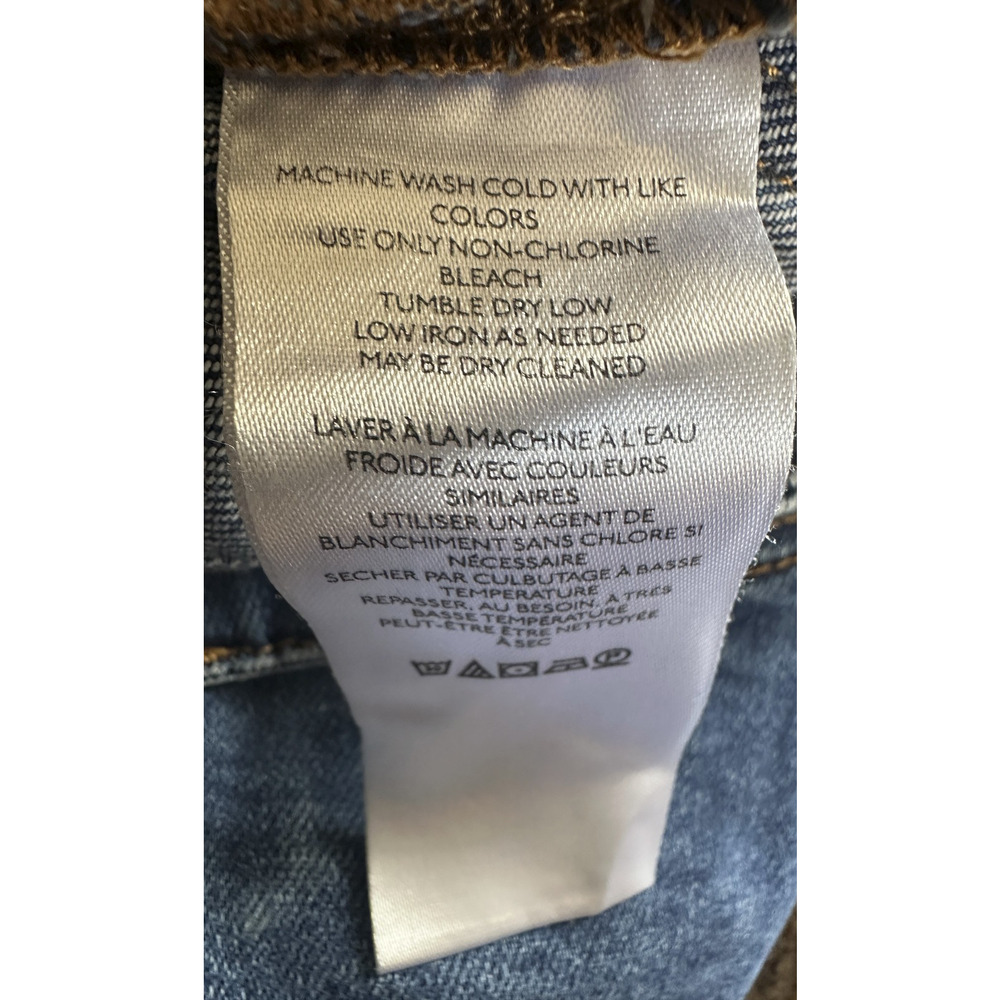 Pilcro Anthropologie The Skipper Wide Leg Cropped High Rise Jean No Size 28 x 24 - Picture 10 of 14